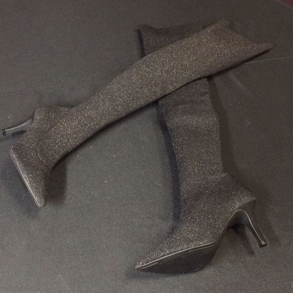 INC International Concepts Shoes - I.n.c.  Briella Sock Over-The-Knee Boots 5.5